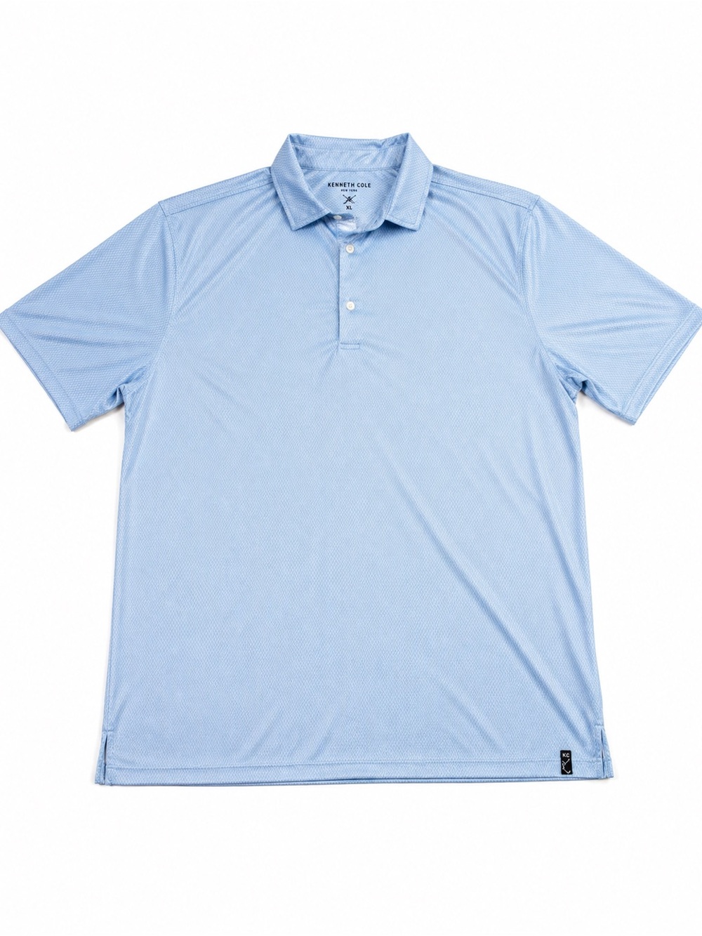 Kenneth Cole Men's Sky Blue Polo Shirt